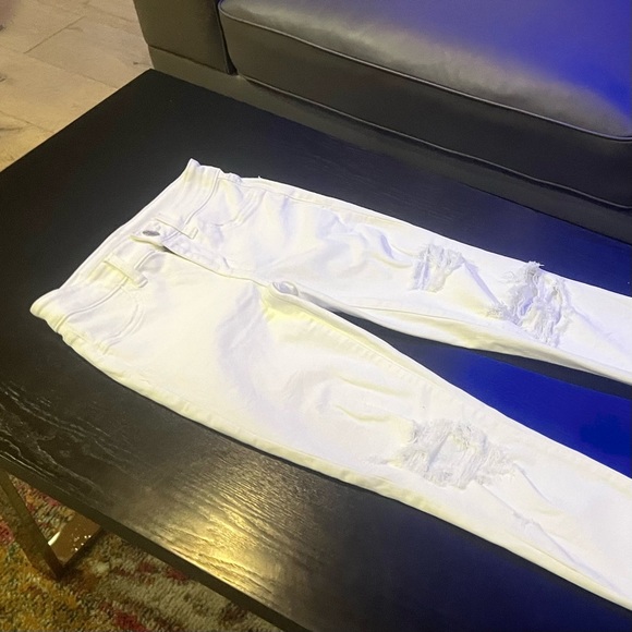 Womens American Eagle jeans • distressed• next level stretch• white - Picture 1 of 7